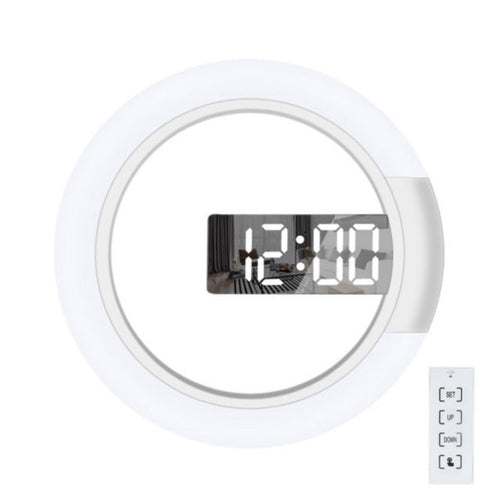 Skanto | LED Ring Lampe Veggklokke