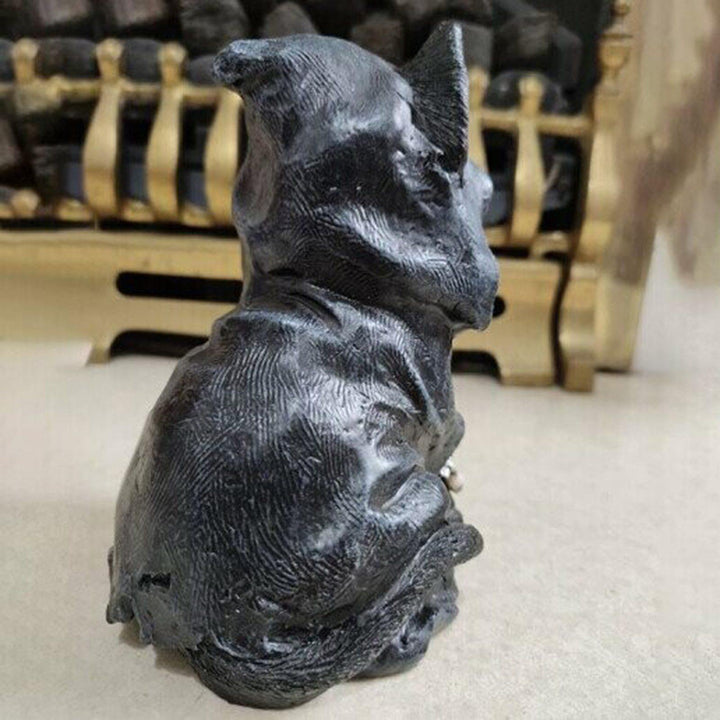 Harz Svart Katt Statue Dekor | Skanto