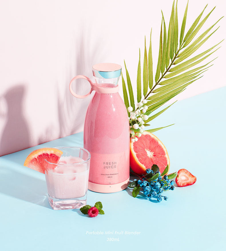 Bærbar Elektrisk Frukt Juice Blender Flaske USB Lading | Skanto