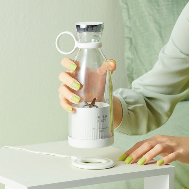 Bærbar Elektrisk Frukt Juice Blender Flaske USB Lading | Skanto