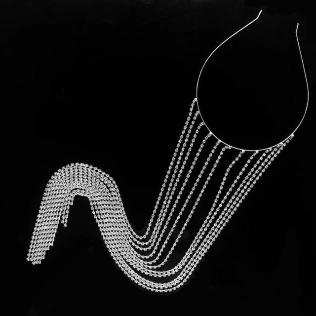 Skanto | Rhinestone Full Crystal Hodebånd Kjede