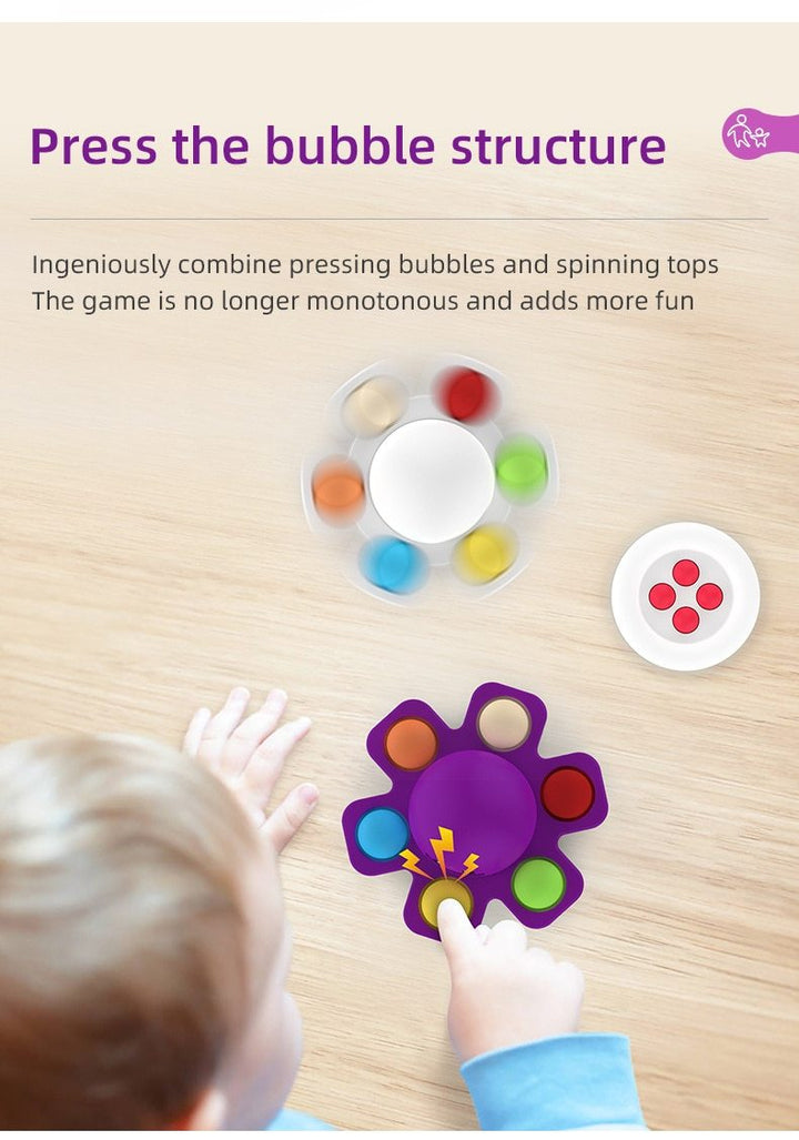 Omvendt blekksprut spinner pop it | Skanto
