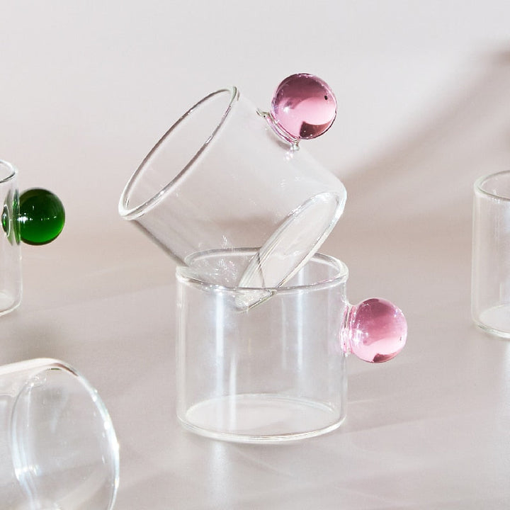 Globe Håndtak Glass Espresso Kopp | Skanto