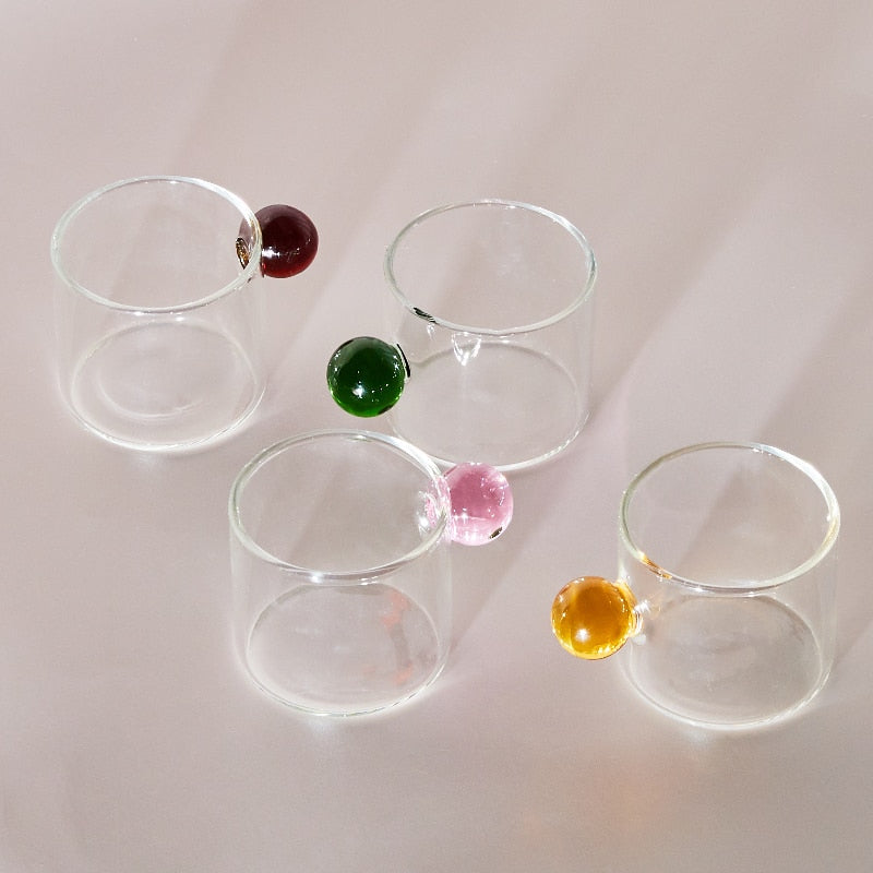 Globe Håndtak Glass Espresso Kopp | Skanto