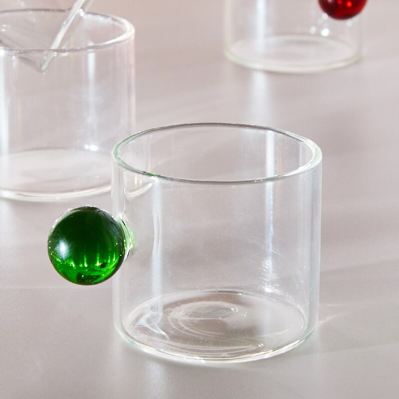 Globe Håndtak Glass Espresso Kopp | Skanto