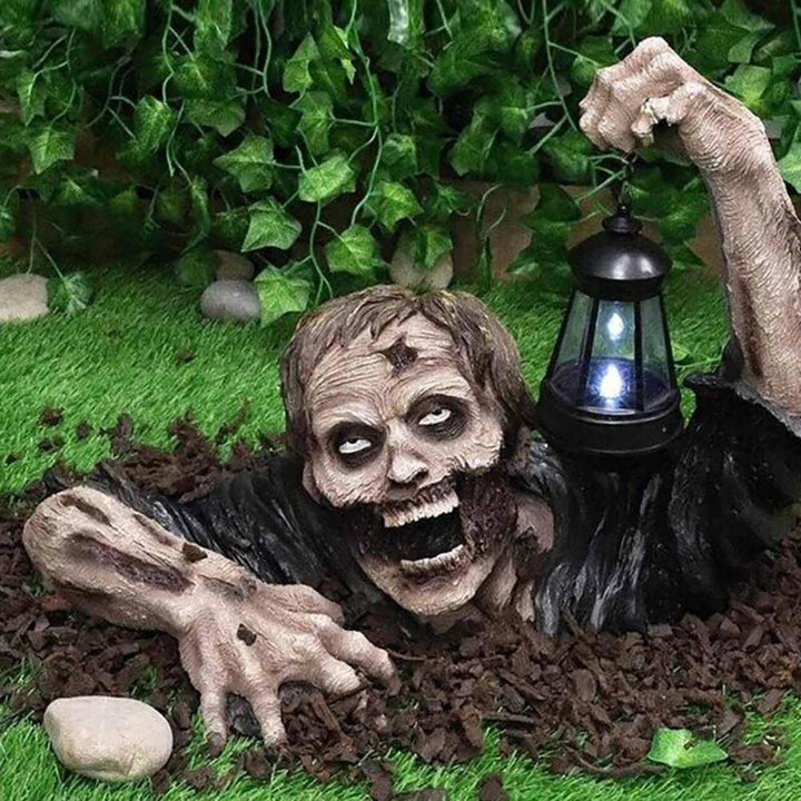 Zombie Statue Halloween Dekorasjon | Skanto