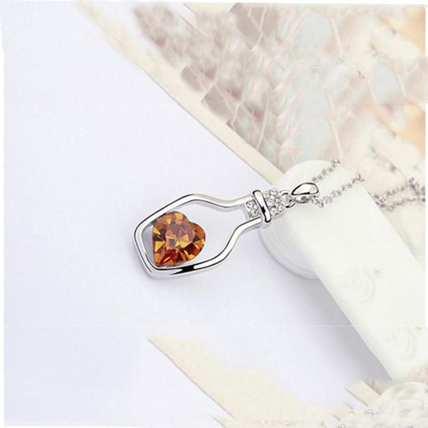 Love in a Bottle - Crystal Necklace | Skanto