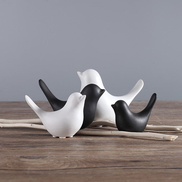 Nordic Creative Keramiske Fuglefigurer | Skanto