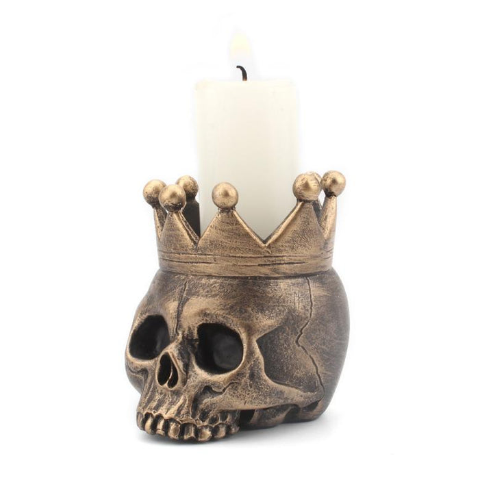 Mini Skull Head Candle Holder Mold | Skanto