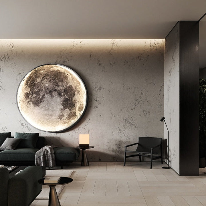 Skanto | 3D LED Måne eller Jord Tak- eller Vegglampe