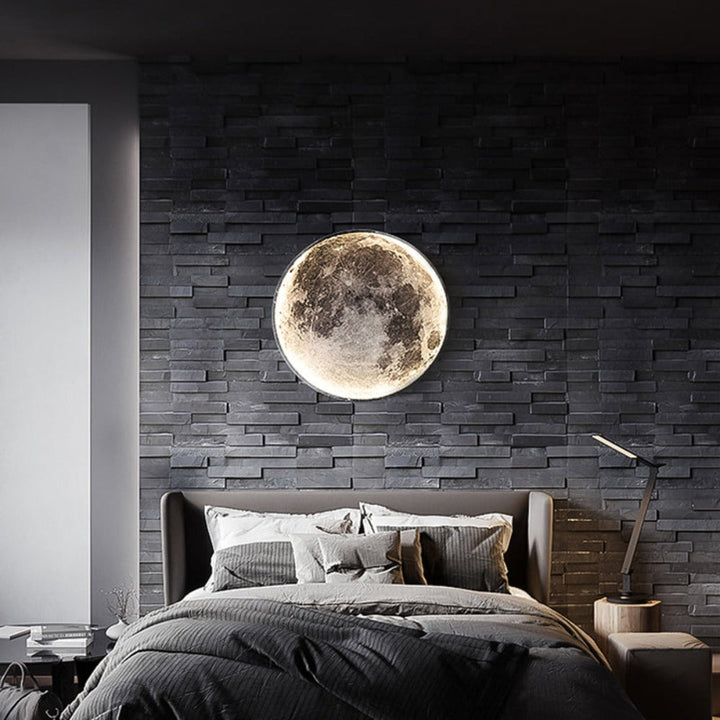 Skanto | 3D LED Måne eller Jord Tak- eller Vegglampe
