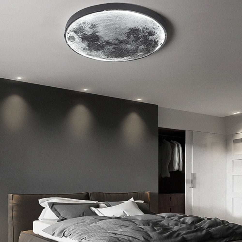 Skanto | 3D LED Måne eller Jord Tak- eller Vegglampe