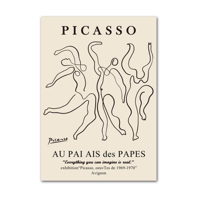 Skanto | Henri Matisse Picasso Abstrakt Lerret