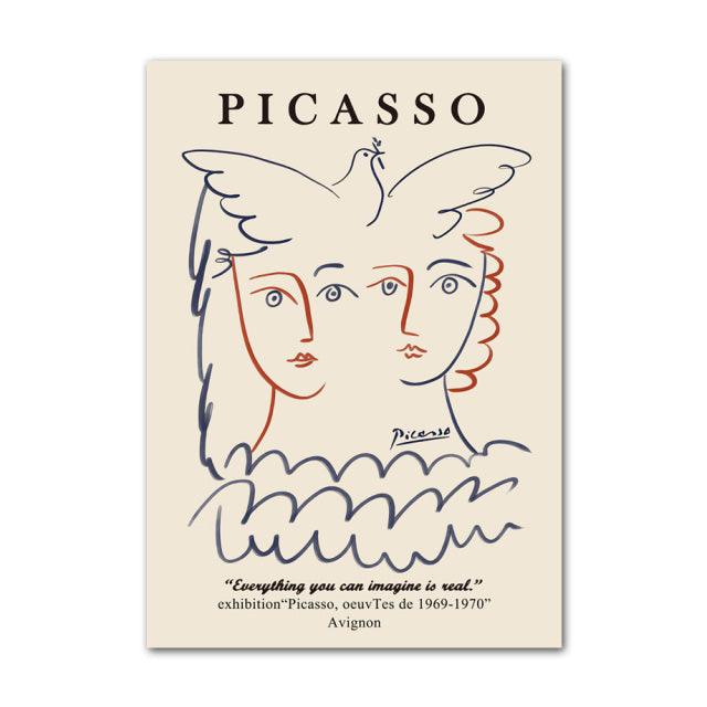 Skanto | Henri Matisse Picasso Abstrakt Lerret