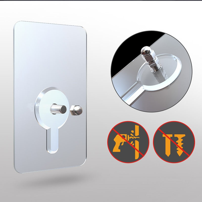 Norvo | 10 stk tungduty punch-frie transparente klistre kroker