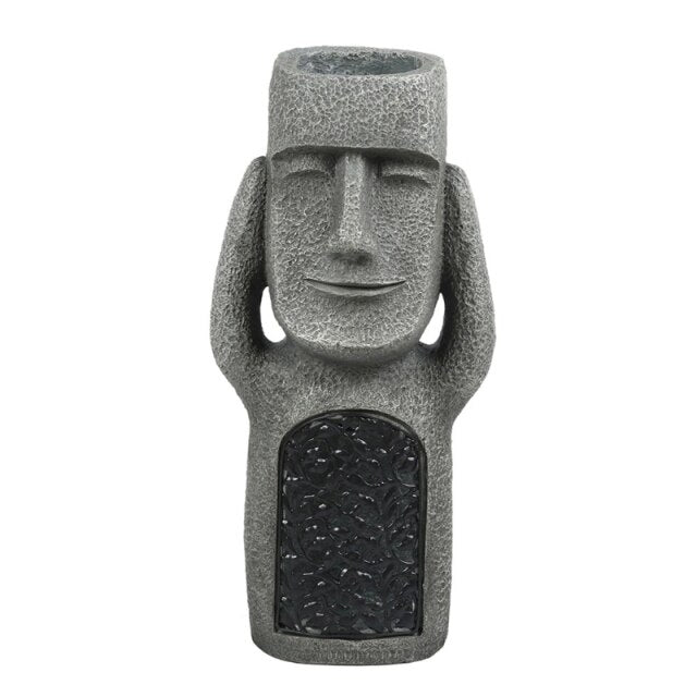 Easter Island Statue Garden Flower Pot | Skanto