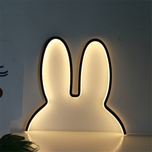 Rabbit Moderne Nattlampe | Skanto