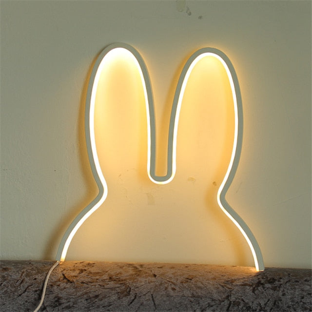 Rabbit Moderne Nattlampe | Skanto