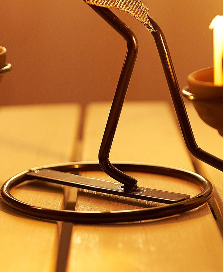 Nordic Abstract Character Metal Candle Holder | Skanto