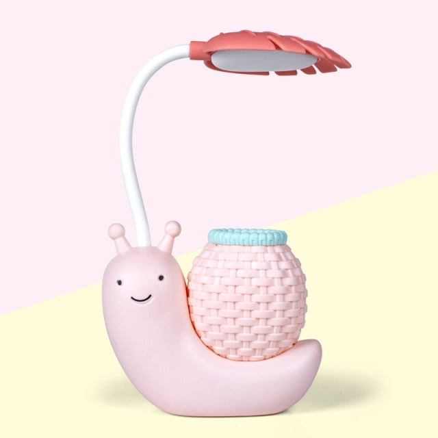 Skanto | Snigel blyant holder skrivebord lampe barn