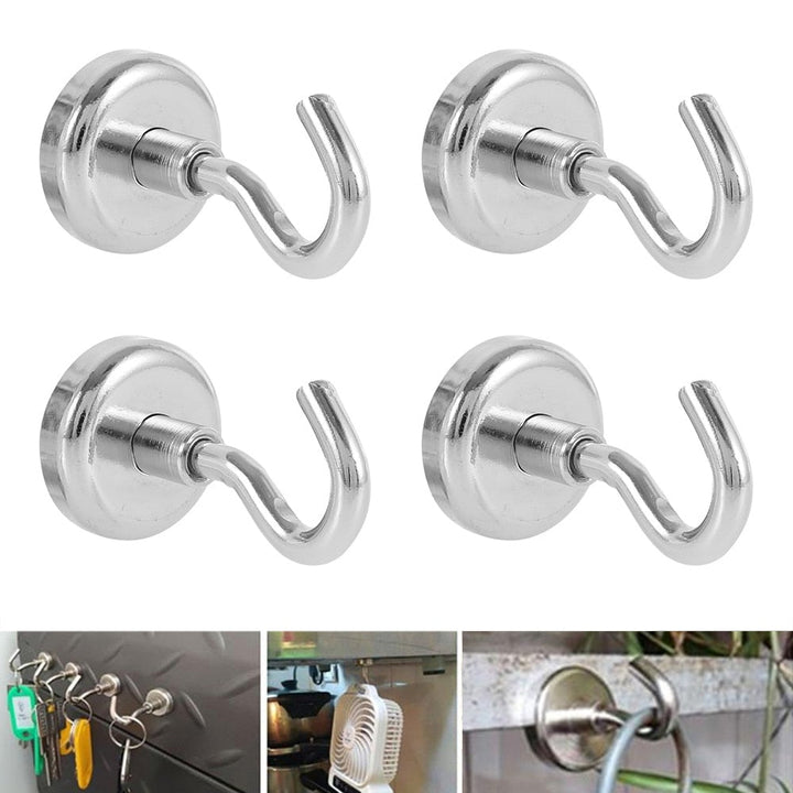 4Pcs Strong Magnetic Hooks | Skanto