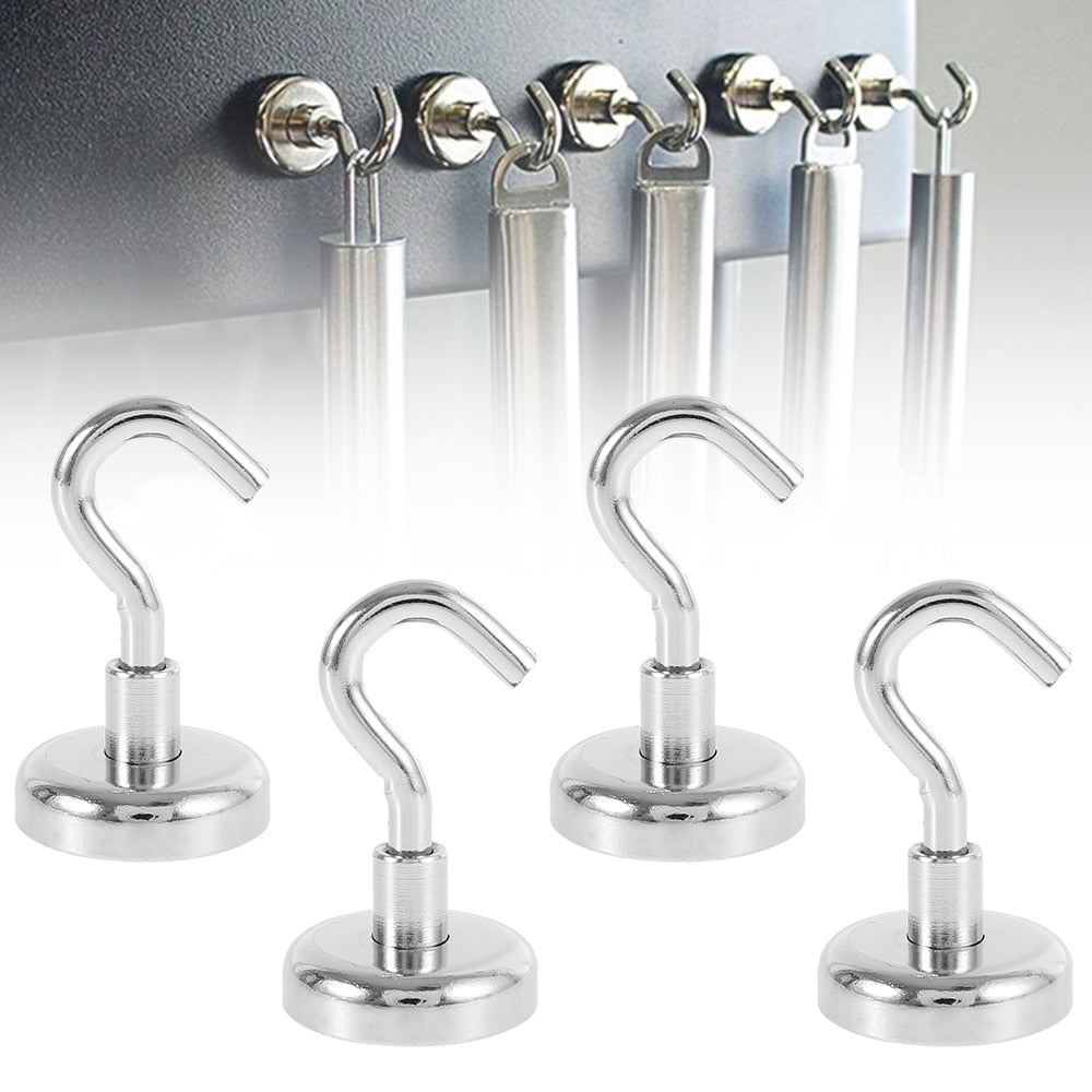 4Pcs Strong Magnetic Hooks | Skanto