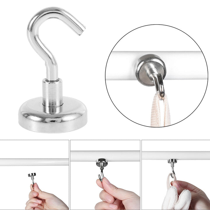4Pcs Strong Magnetic Hooks | Skanto