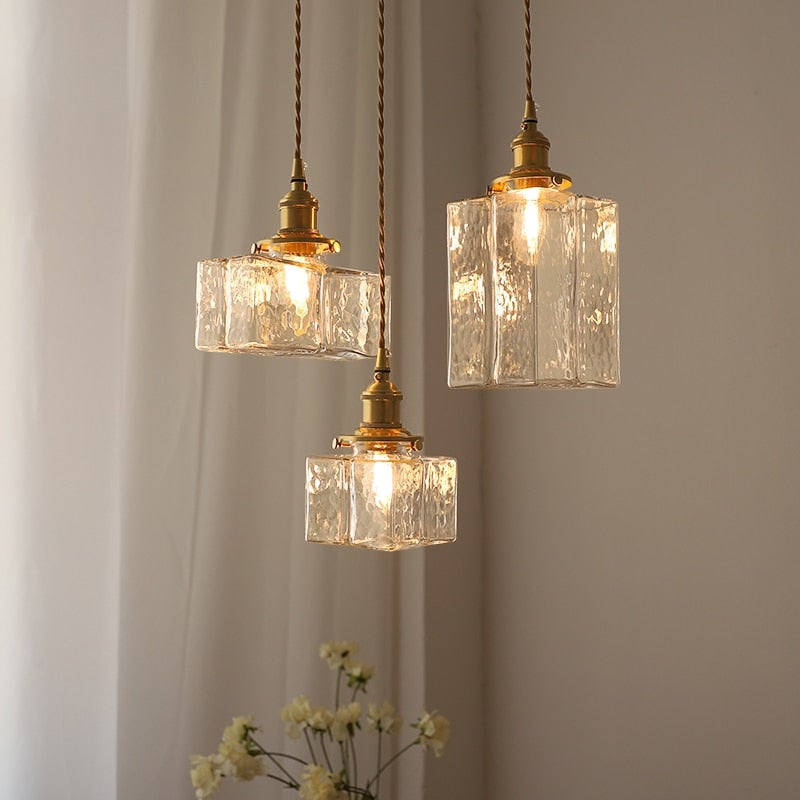 Whitley - Vintage Glass Hanging Lamps | Skanto