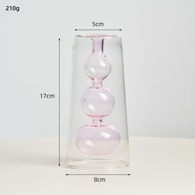 Bubbly Glass Vaser | Skanto