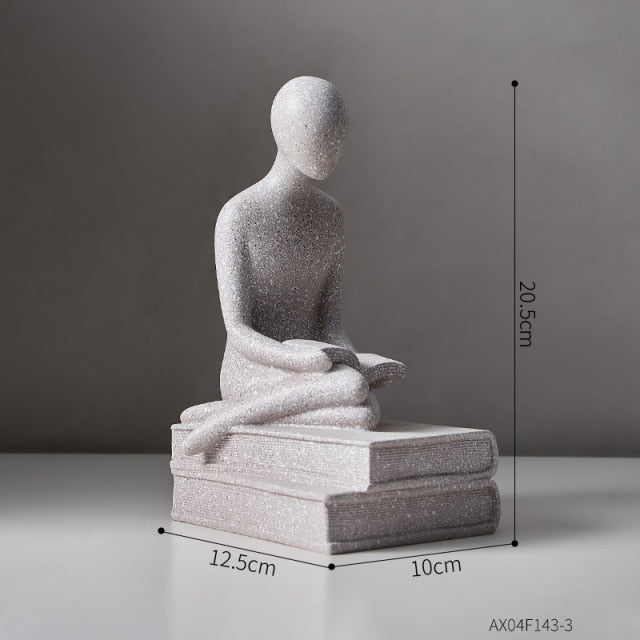 Nordic Abstract Thinker Harpiks Statue Skulptur | Skanto
