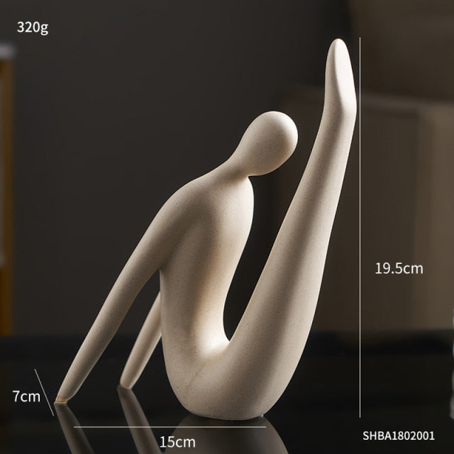 Nordic Abstract Thinker Harpiks Statue Skulptur | Skanto