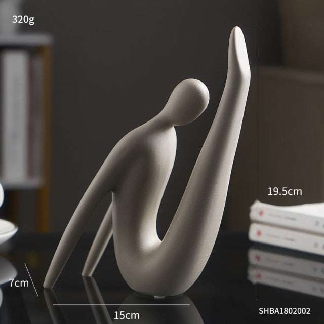 Nordic Abstract Thinker Harpiks Statue Skulptur | Skanto