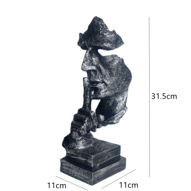 Nordic Abstrakt Unik Tenker Figurine Hjem Decor | Skanto