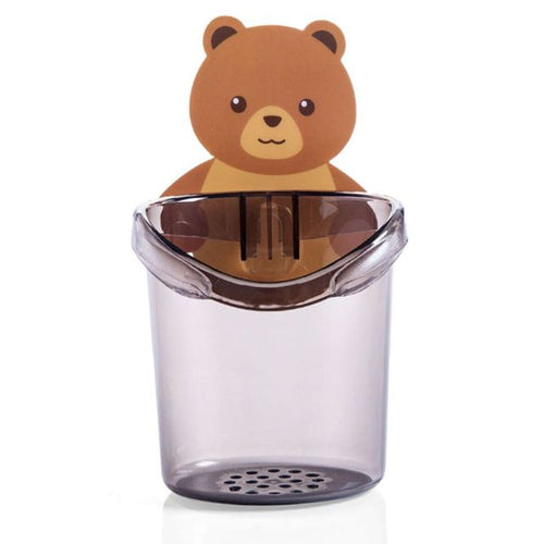 Vegghengt Sticky Bear tannbørsteholder | Skanto