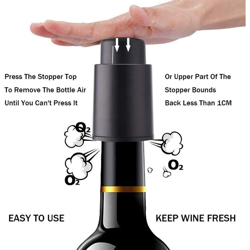 Skanto | Reusable Vacuum Wine Bottle Stopper