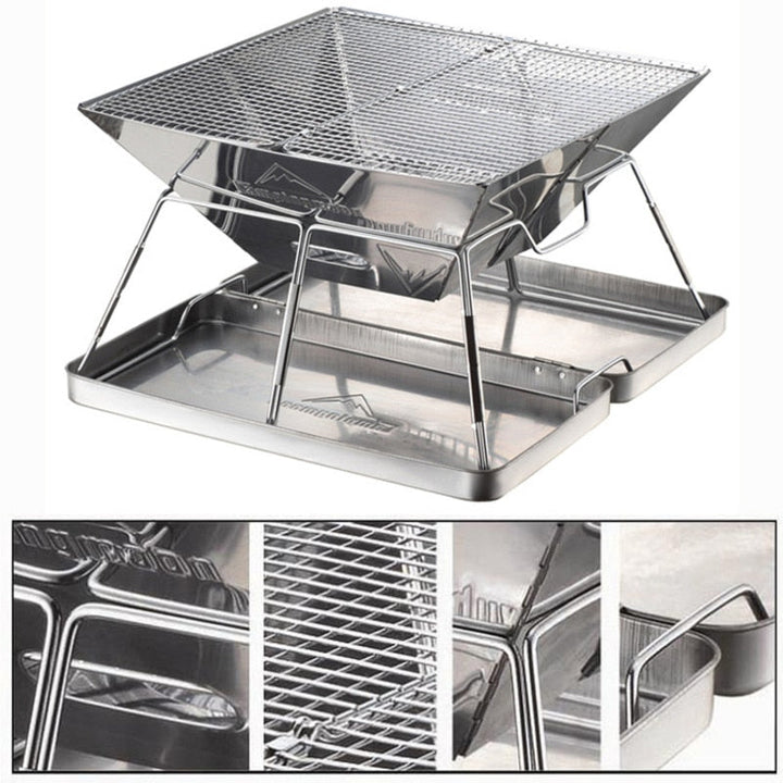 Brettbart Bærbar Mini Reise Camping Grill | Skanto