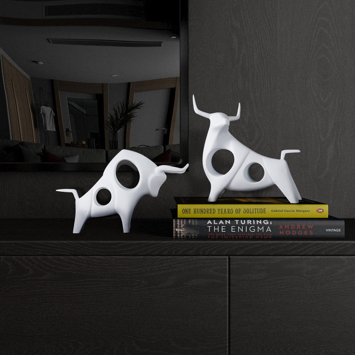 Nordisk Stil Tyr Skulptur Hjem Dekor | Skanto