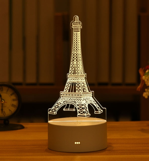Skanto | 3D Kreative Dyr Nattlampe med LED