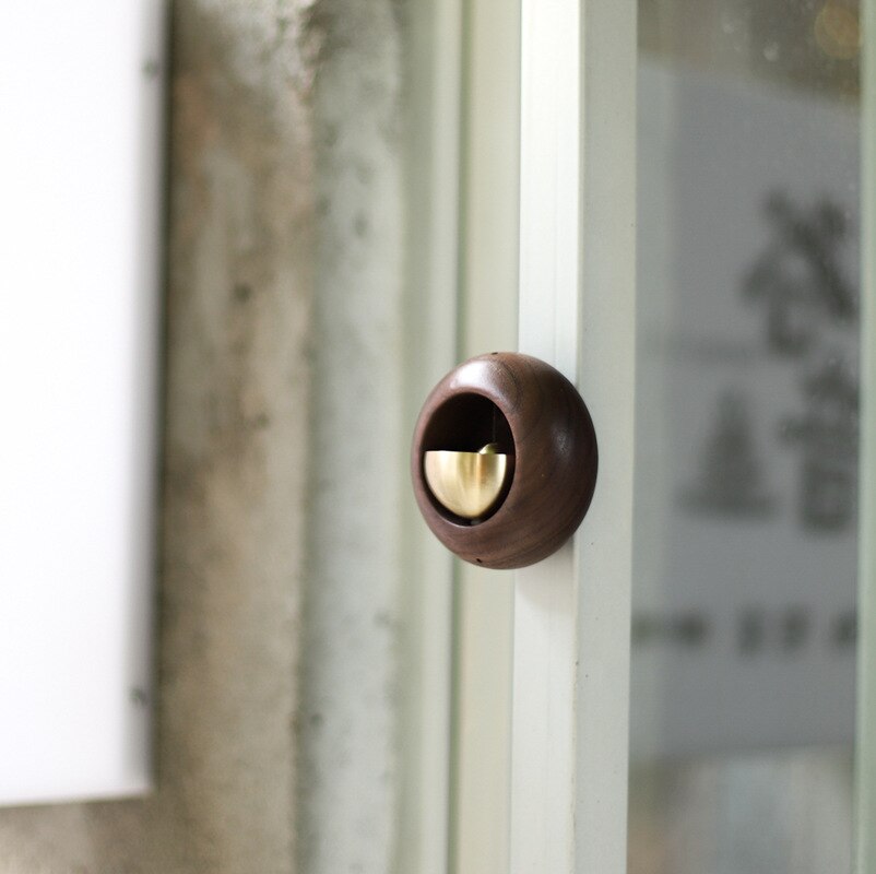 Solid Wood Cute Hanging Door Bell | Skanto