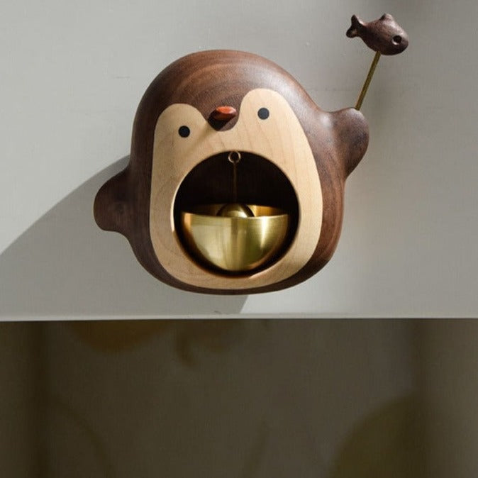 Solid Wood Cute Hanging Door Bell | Skanto