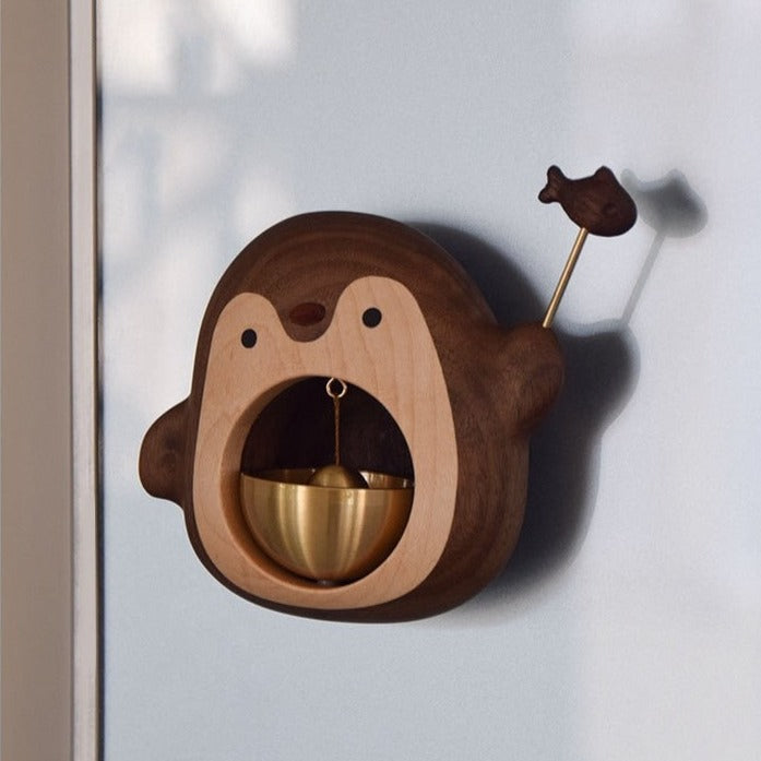 Solid Wood Cute Hanging Door Bell | Skanto