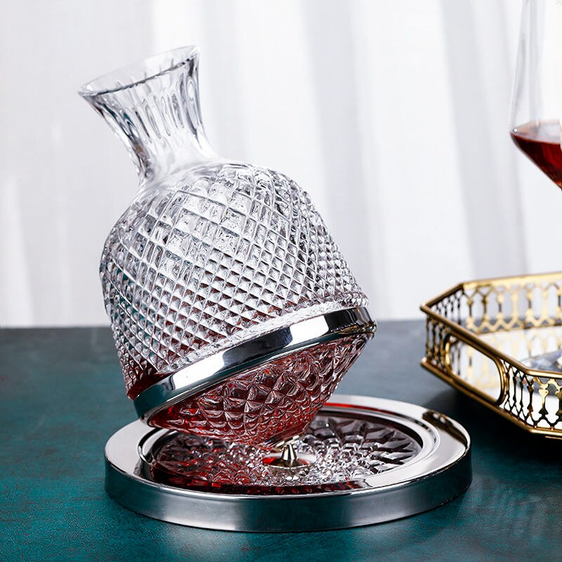 Skanto | Elegant Krystall Snurrende Glass Vinkaraffel
