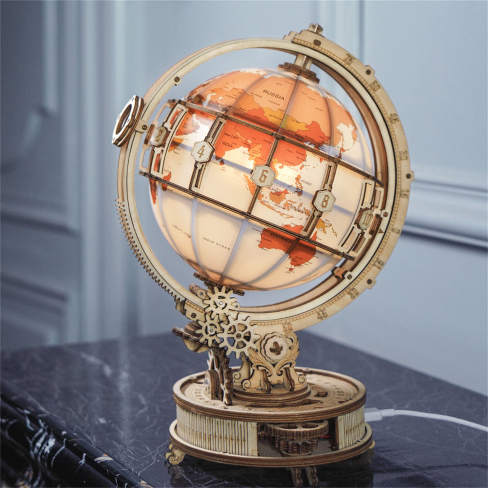 3D-Puslespill Lysende Globe | Skanto
