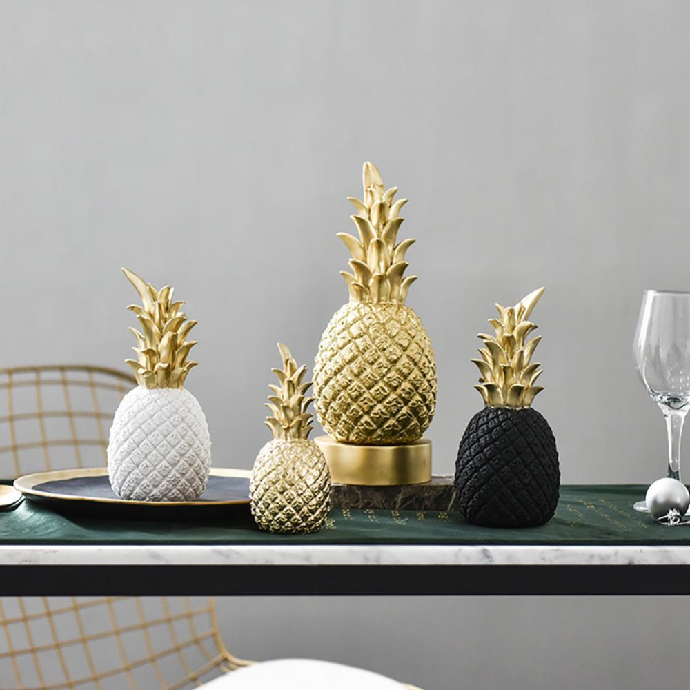 Skanto | PineLux Glitrende Ananas Dekorativ Figur | Moderne Design | Tilgjengelig i 3 Farger & Størrelser