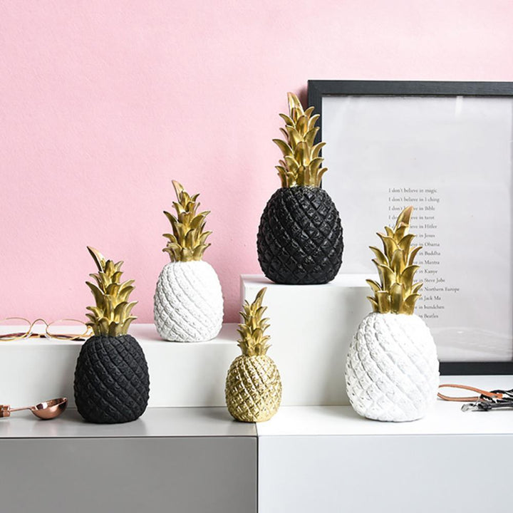 Skanto | PineLux Glitrende Ananas Dekorativ Figur | Moderne Design | Tilgjengelig i 3 Farger & Størrelser