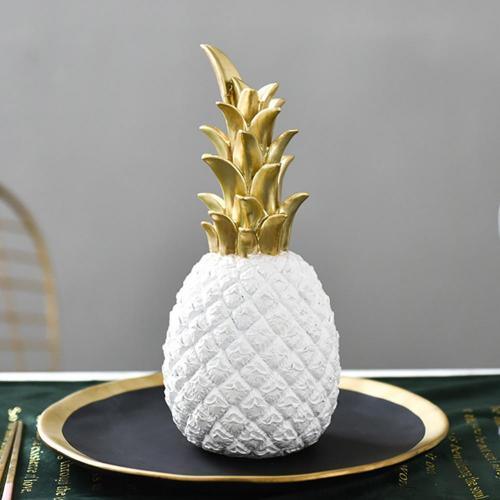Skanto | PineLux Glitrende Ananas Dekorativ Figur | Moderne Design | Tilgjengelig i 3 Farger & Størrelser
