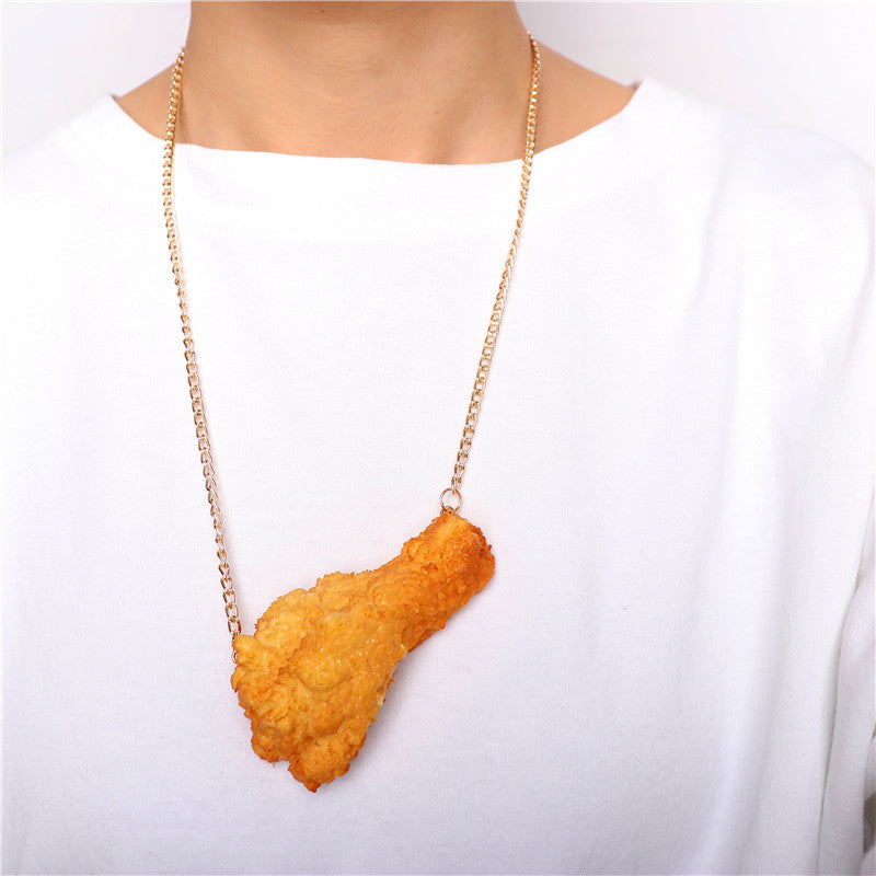 Skanto | Fritert Kylling Nugget Morsom Harpiks Halskjede