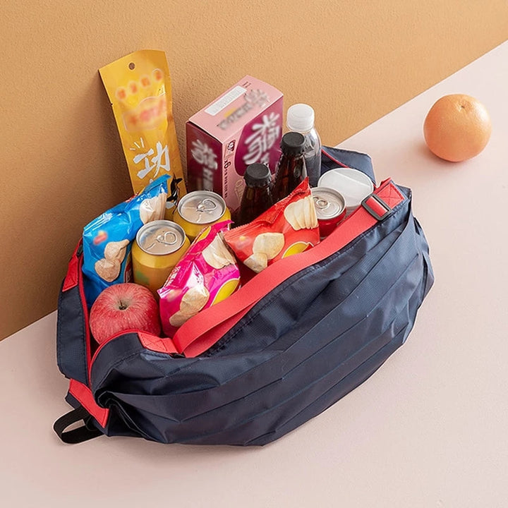 Stor kapasitet lerret sammenleggbar handlebag | Skanto
