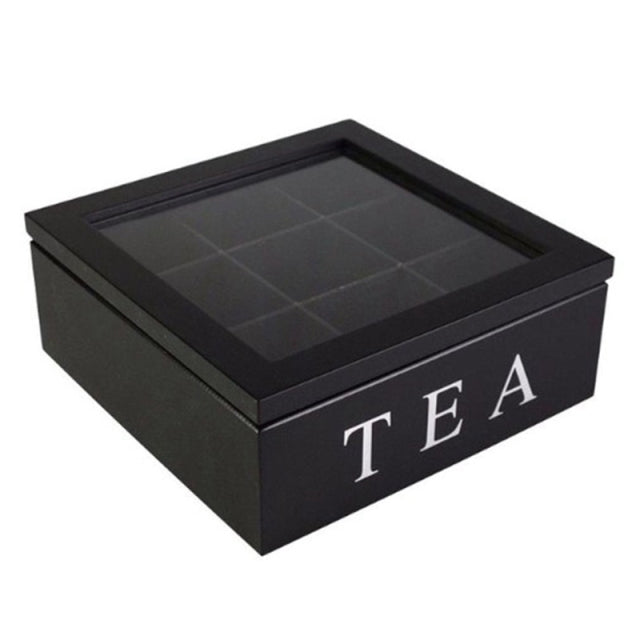 Stor rutenett Caddy tre te oppbevaringsboks