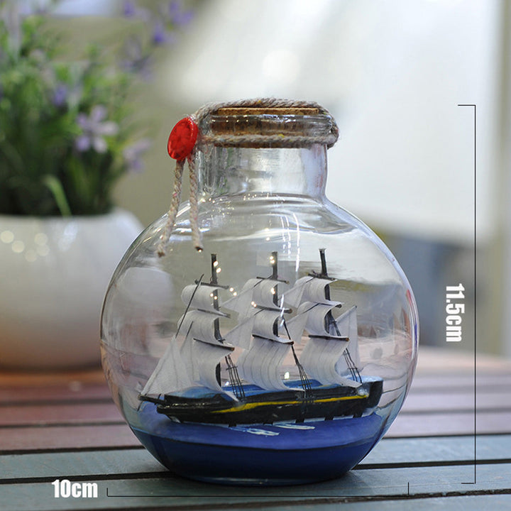 Kreativ Glass Bottle Ship | Skanto